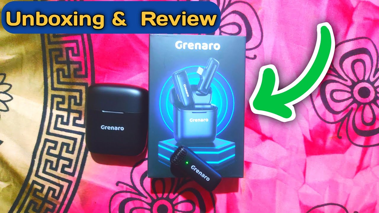 Grenaro Weirless Mic Unboxing & Review || Best Weirless Mic For YouTubers ||