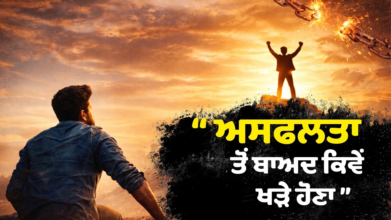 &ldquo;ਅਸਫਲਤਾ ਤੋਂ ਬਾਅਦ ਕਿਵੇਂ ਖੜੇ ਹੋਣਾ - How to Stand Up After Failure | Punjabi Motivational Speech