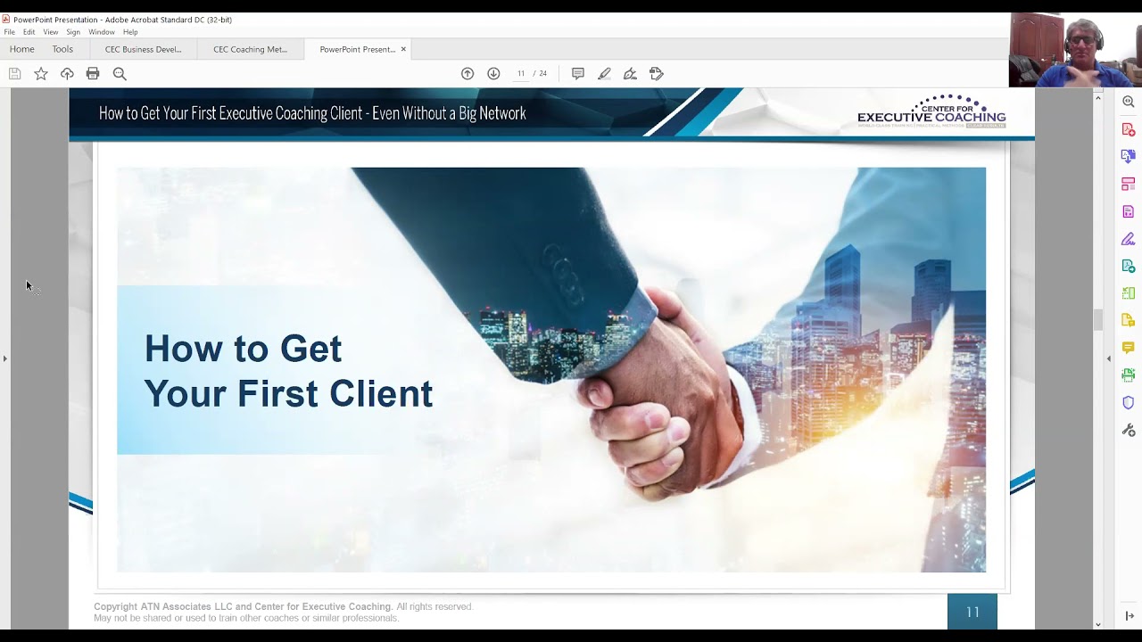 7 Steps to Your First Executive Coaching Client
