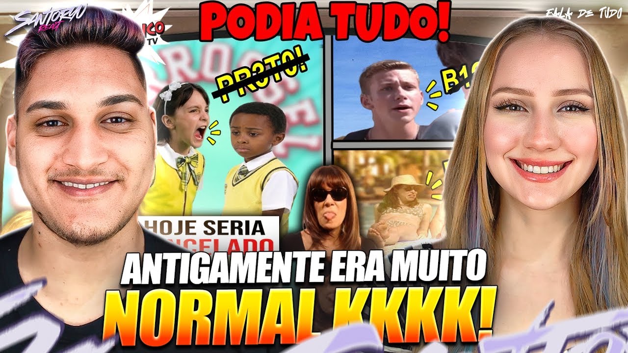 🔴 Os Maiores Absurdos da TV que hoje seriam CRIME! (Fala de Tudo) - REACT EM CASAL
