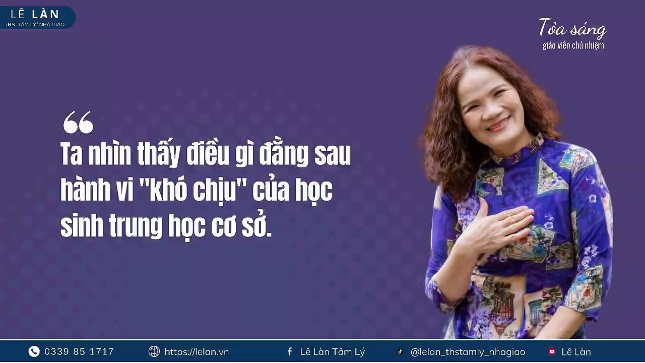 Ta nhìn thấy điều gì đằng sau hành vi khó chịu của học sinh trung học cơ sở. 