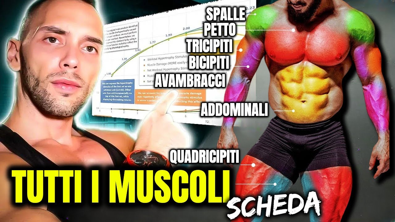 TOTAL BODY - fai Questa SCHEDA per NATURAL se vuoi METTERE MASSA nella PARTE ALTA e BASSA insieme