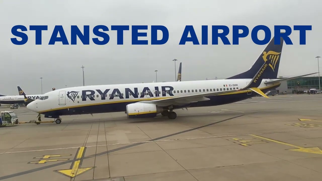STANSTED AIRPORT Essex England - London's third busiest airport  #aviation
