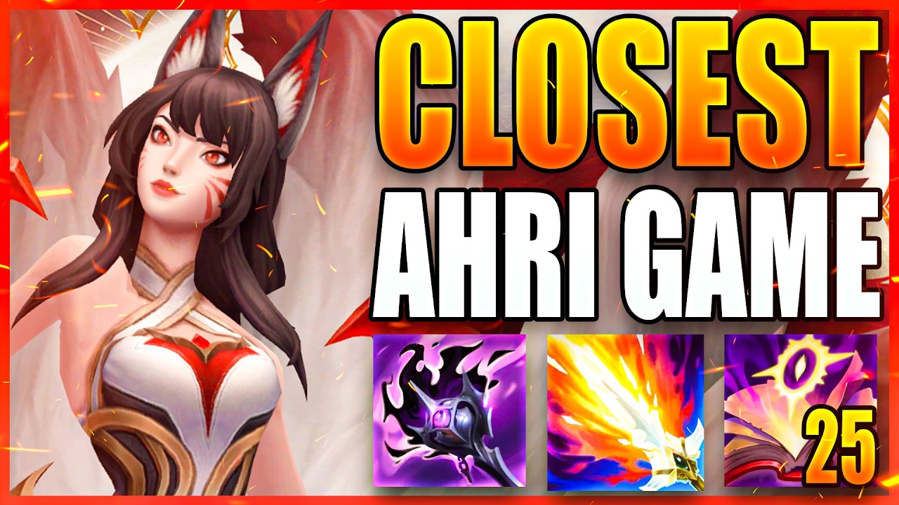 The Closest Ahri Game I've Ever Played vs Rank 6