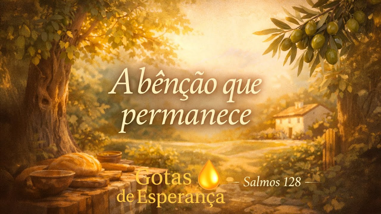 A bênção que nasce da fidelidade | Salmo 128:1–3 - Gotas de Esperança