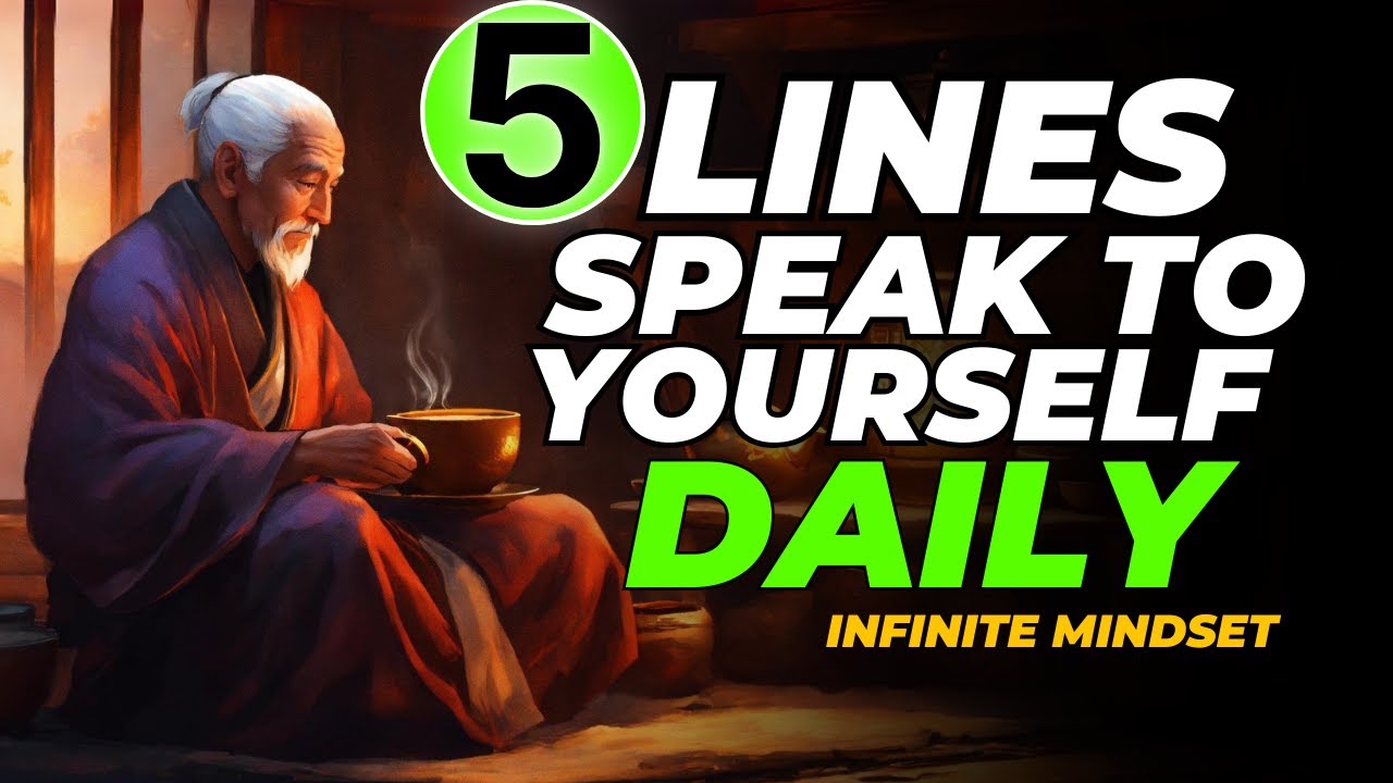 5 Lines To Yourself Every Morning - Buddhism Zen Wisdom