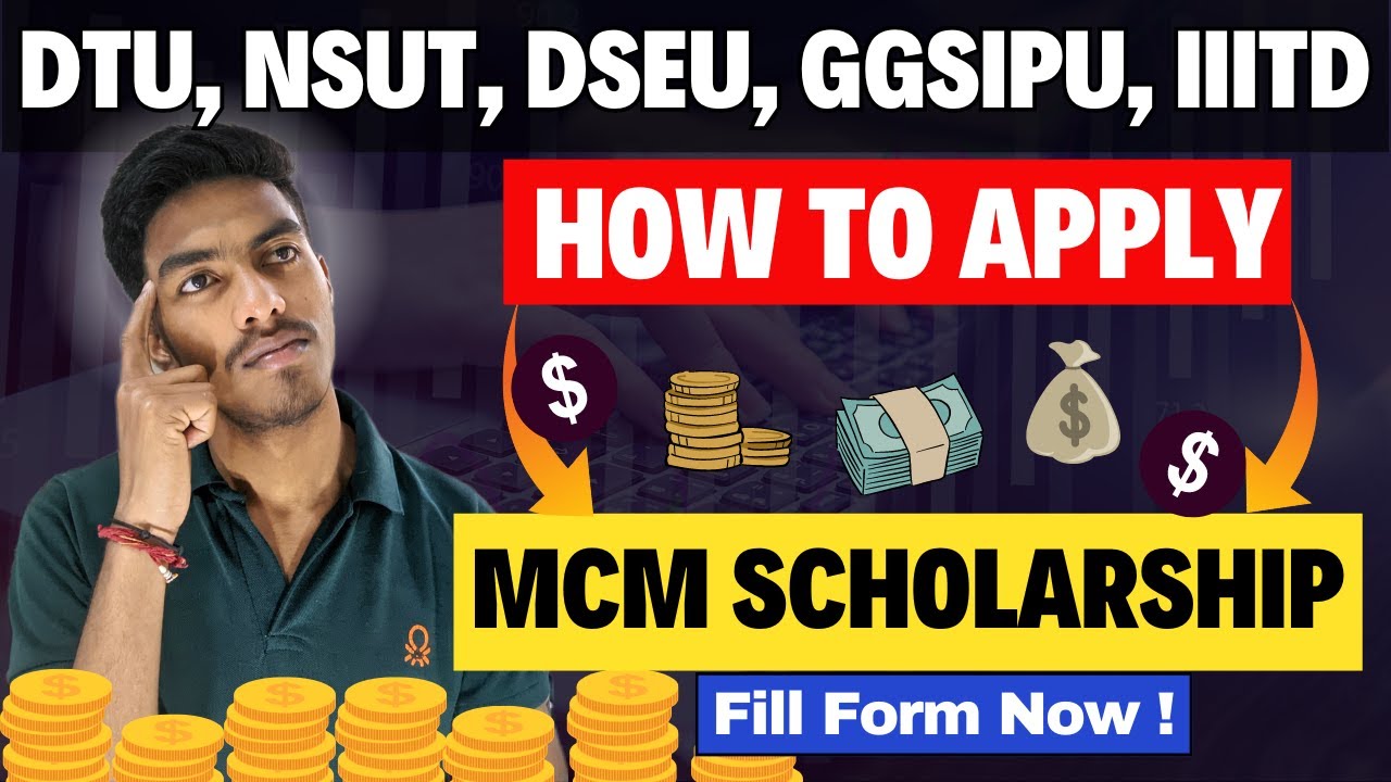 HOW To Apply MCM Scholarship In 2024 🤑| Step-by-Step Form Filling Guide ✔!
