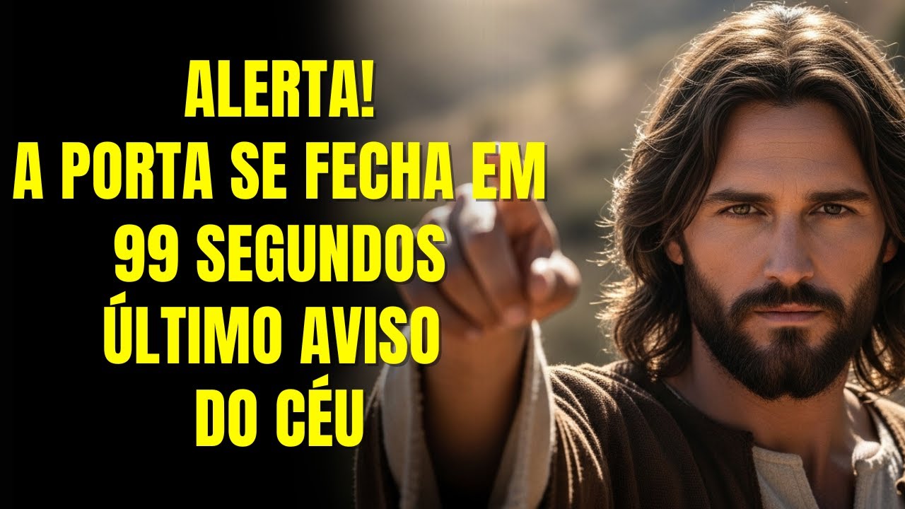 DEUS DIZ: A Porta do Céu Está Aberta — Só 99 Segundos Antes de Fechar