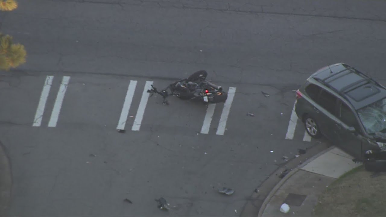 Chopper 10 Video: Fatal motorcycle accident on Kempsville Rd. in Norfolk