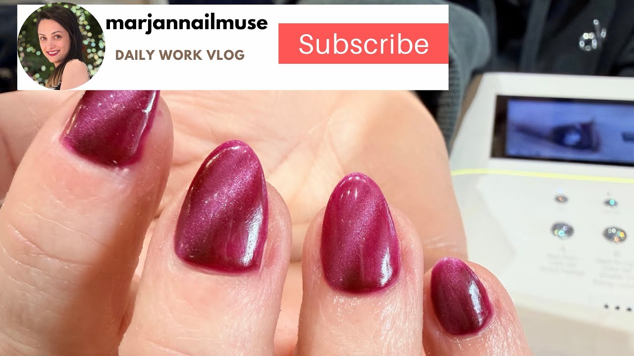 Mesmerizing Cat Eye Nails ✨ Glossy Pink Magnetic Effect | Almond Shape