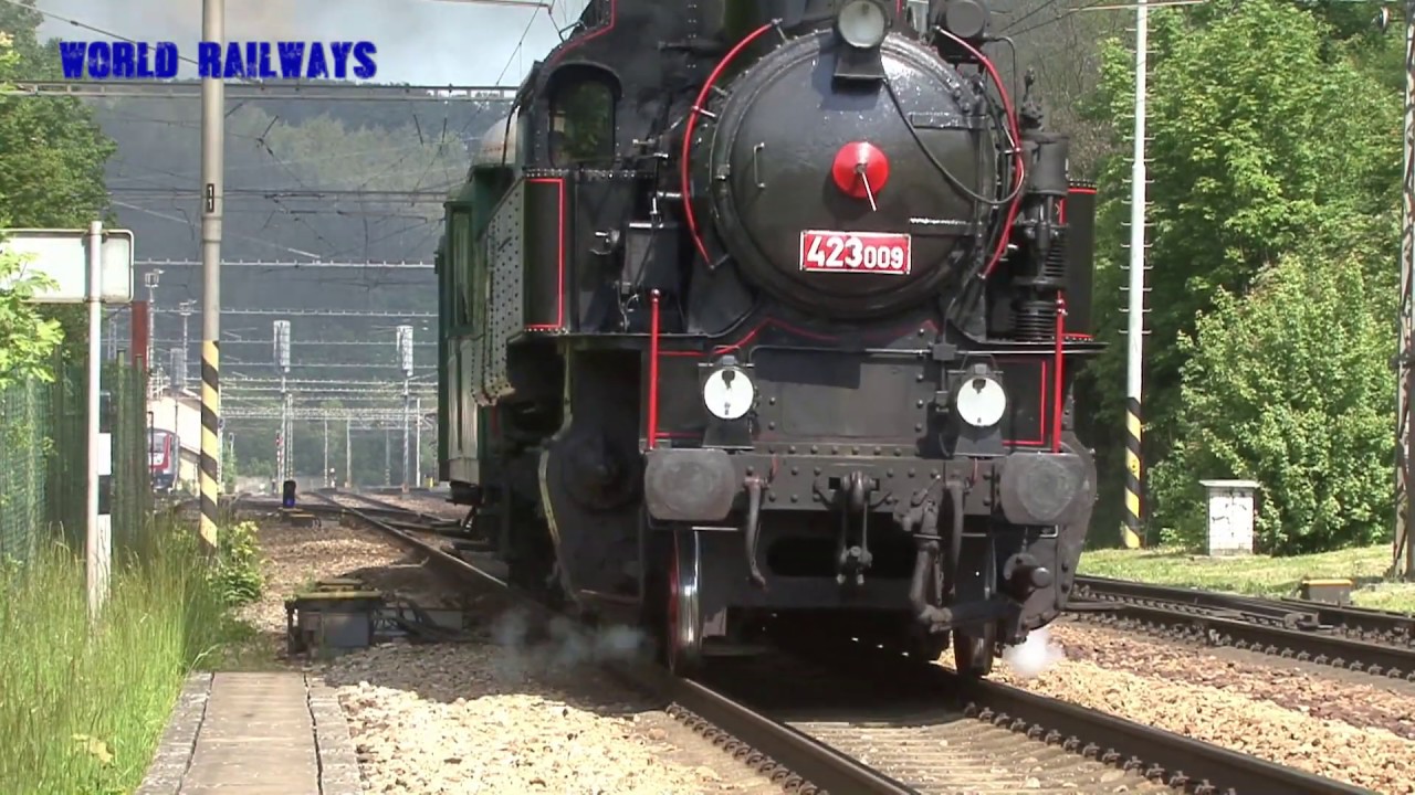 Parní vlak, Březová nad Svitavou. Steam train. World Railways 2019