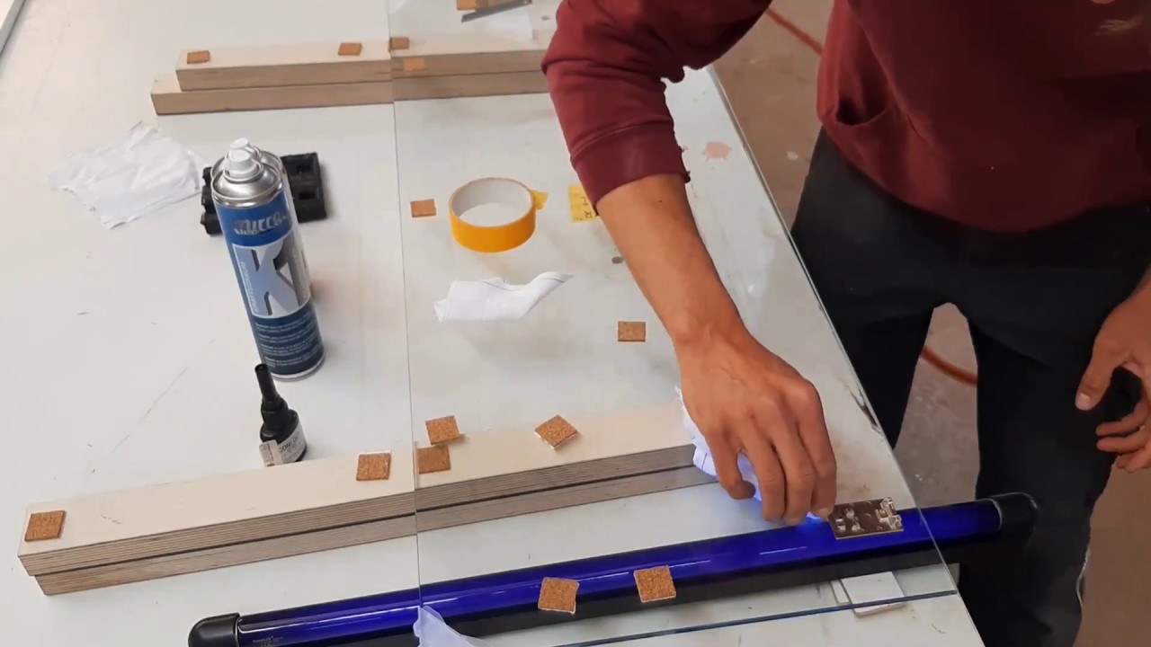 Montage Blum Christallo Scharnier - auf Glastür mit UV Kleber - Tutorial