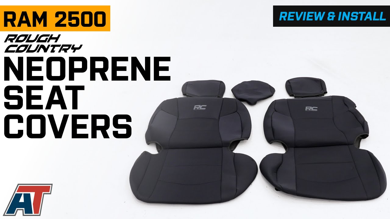 2019-2024 RAM 2500 Rough Country Neoprene Front and Rear Seat Covers Review & Install
