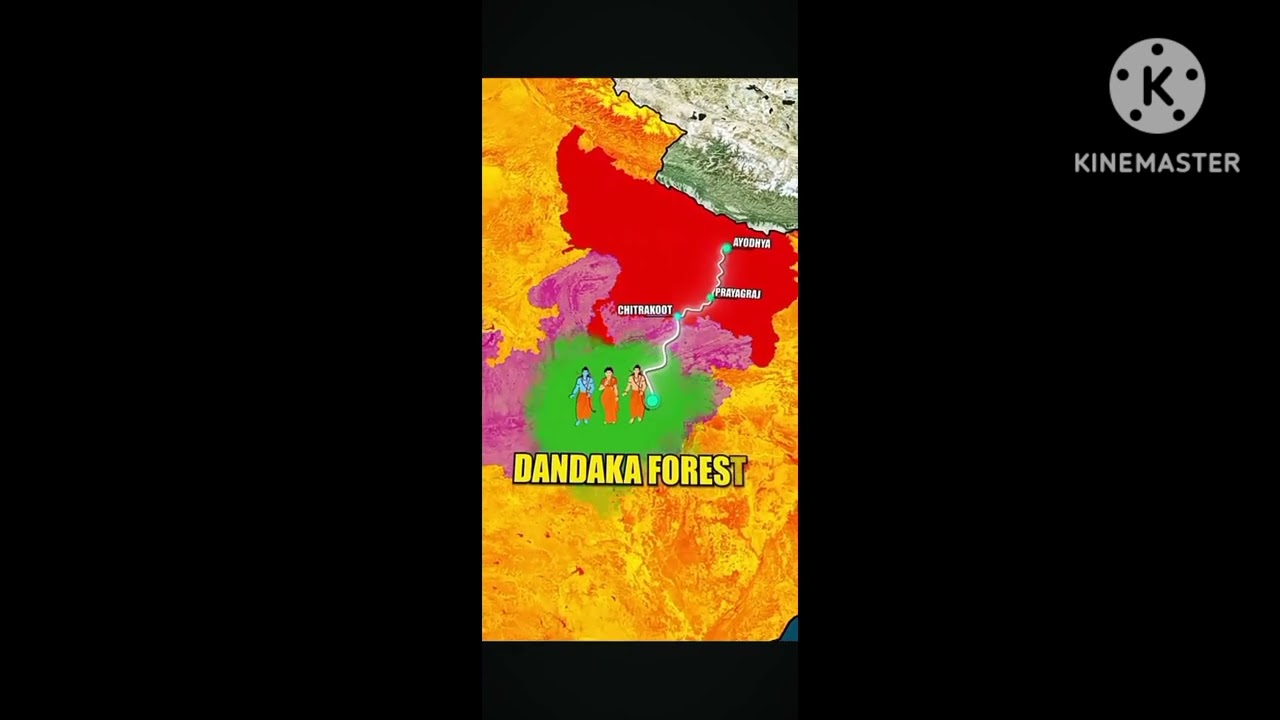 Places were Shri Ram trave during vanvas period l Learn with Yashika l