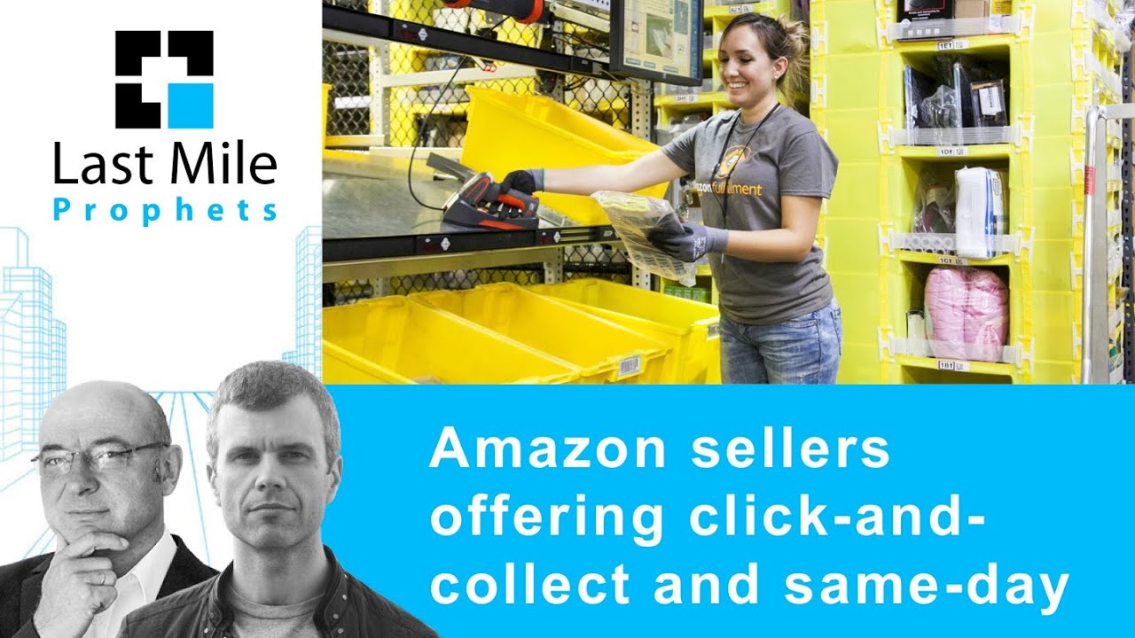 Amazon sellers offering in-store pickup and same-day delivery