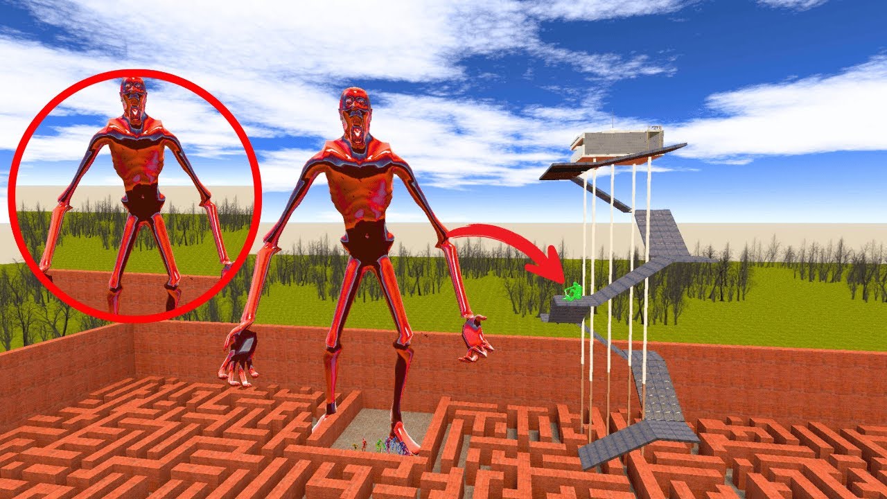 Never Going To Maze With SCP-096 In Garry's Mod