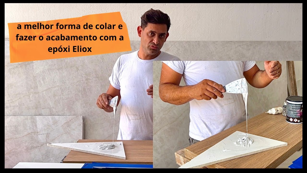Como colar com a cola epóxi?