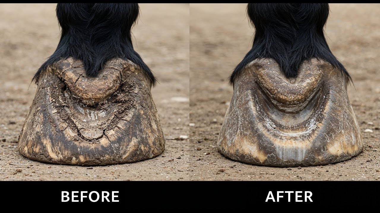 Professional Farrier ASMR – Full Hoof Restoration – Relaxing & Satisfying