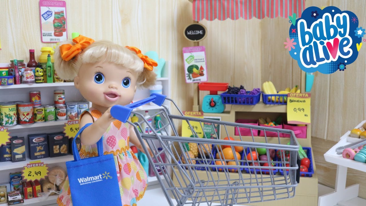DUDA FAZENDO COMPRAS NO MERCADO COM A MAMÃE
