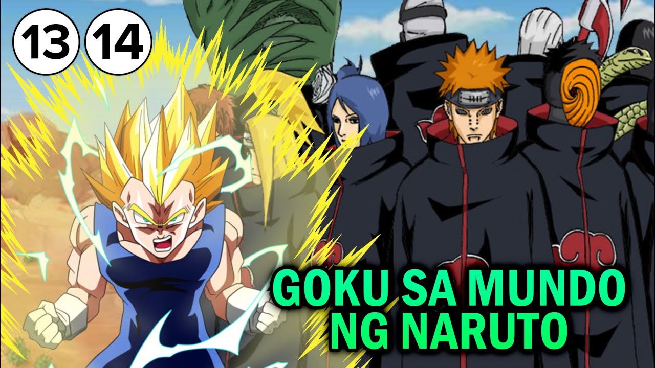 Vegeta vs Akatsuki 🔥 ililigtas nya si Goku | Dragonball Shippuden chapter 13-14