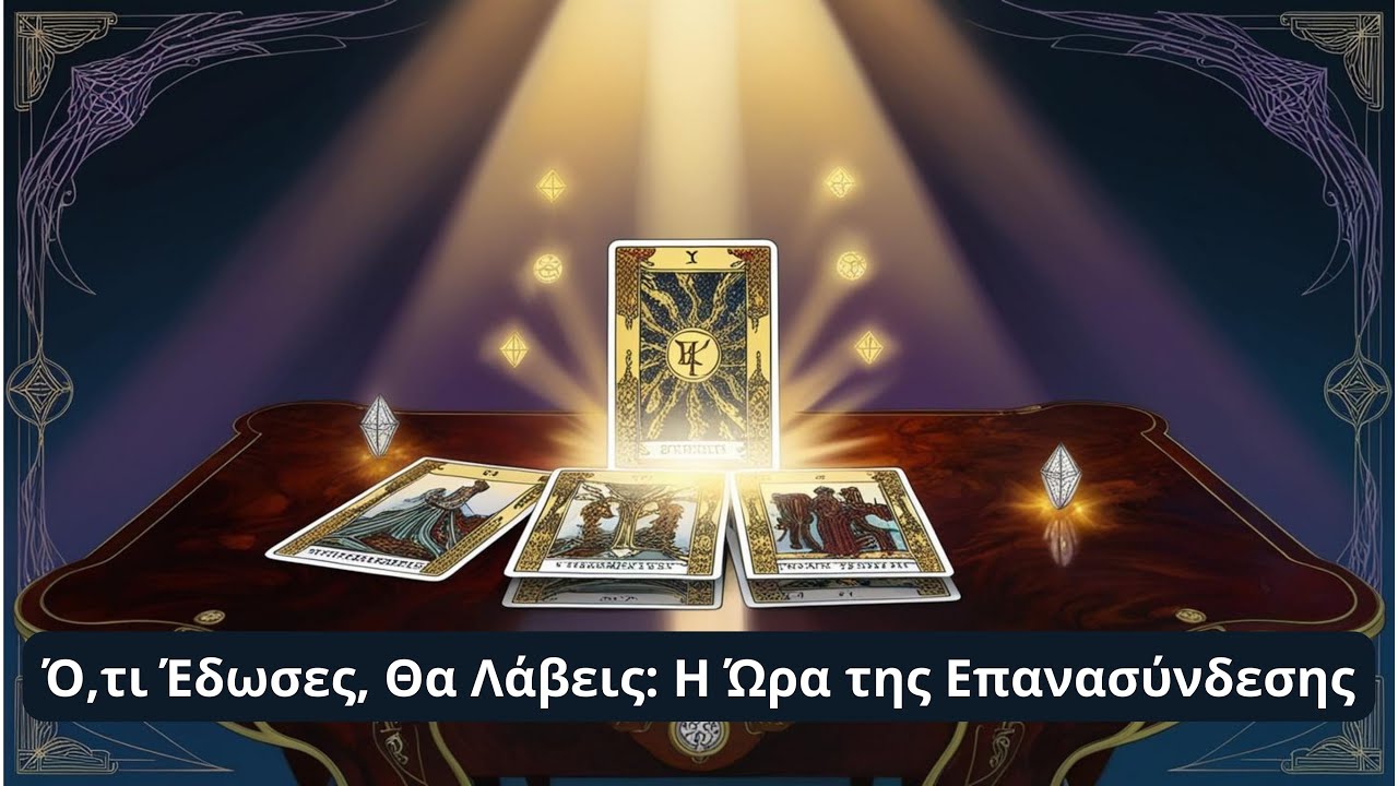 ✨ Ό,τι Έδωσες, Θα Λάβεις: Η Ώρα της Επανασύνδεσης 🔮❤️ ✨