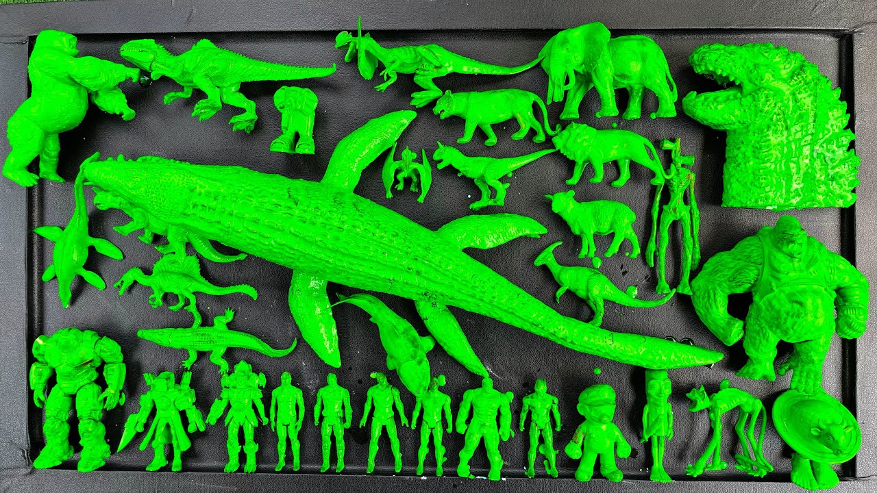 Dinosaurus Jurassic World Dominion : T-rex/ Brachiosaurus/ Skibidi/ Spider-Man/ KingKong/ Godzilla