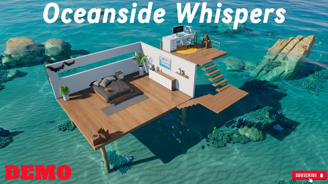 Let´s try Oceanside Whispers Demo 🌊- baue dir deine Wohnoase auf dem Meer - Einblick - DEUTSCH