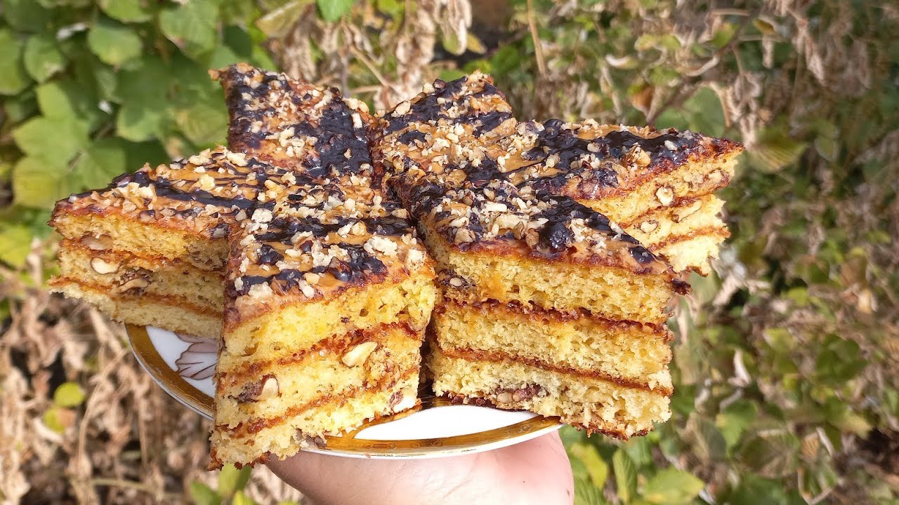 🌰Շատ փափուկ խմորեղեն Ընկույզով դրախտ / 🥜Вкусный торт Ореховый рай / walnut cake