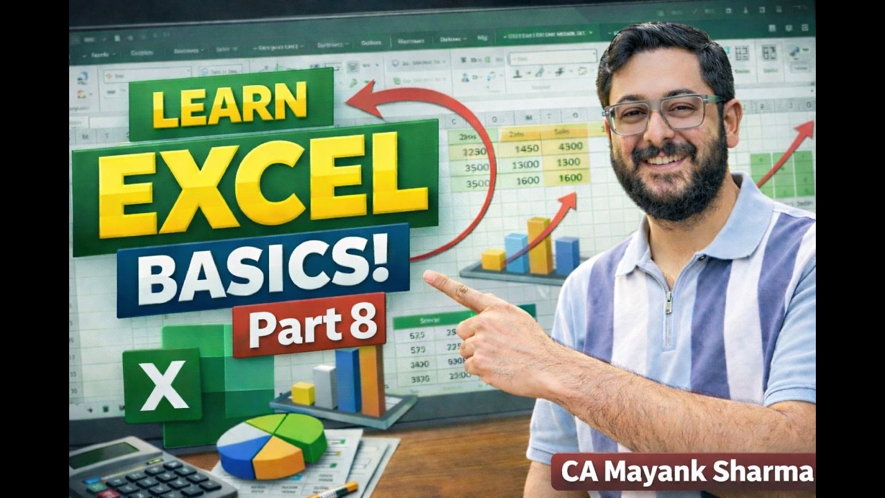 Formatting in Excel | Excel for Beginners | Excel Basics Explained from Scratch (Part 8)