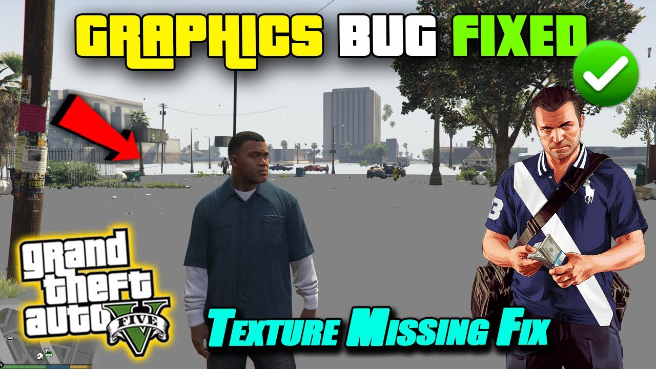 How To Fix Missing Texture In GTA 5 ||  Loss/Map Not Loading || GTA V Problem Fix