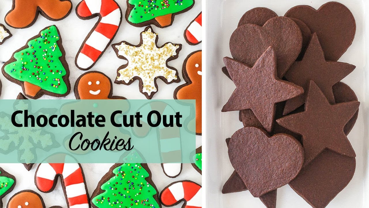 Chocolate Cutout Sugar Cookies