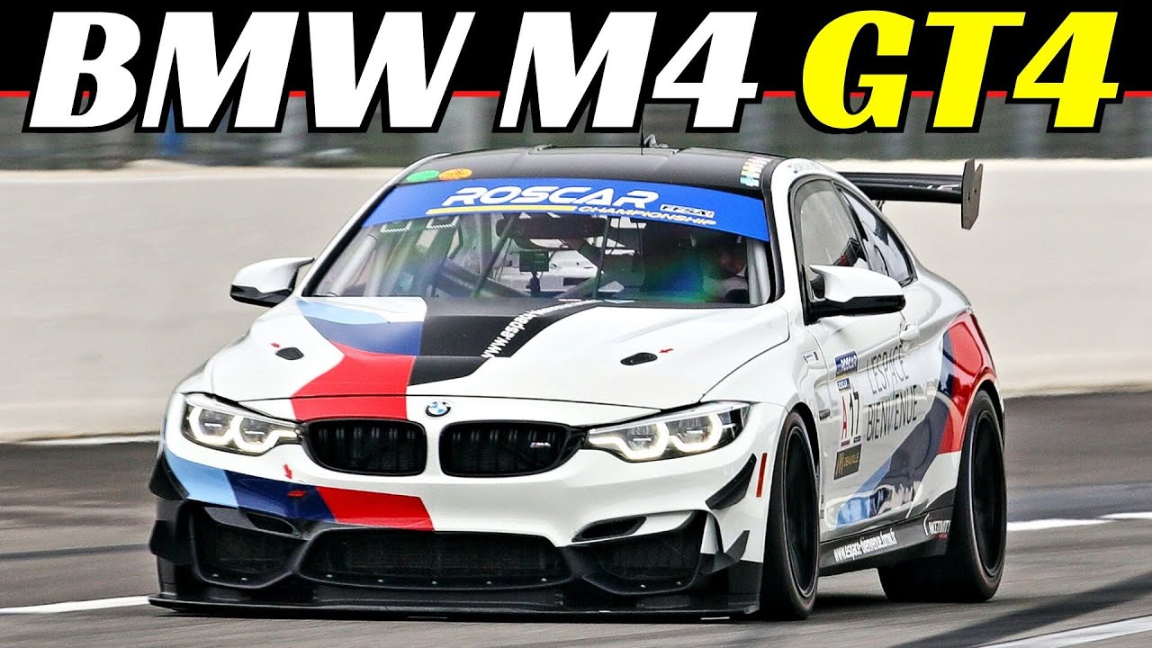 BMW M4 GT4 Racing Car at Paul Ricard Circuit - 3.0-Litre Six-cylinder, TwinPower Turbo Engine