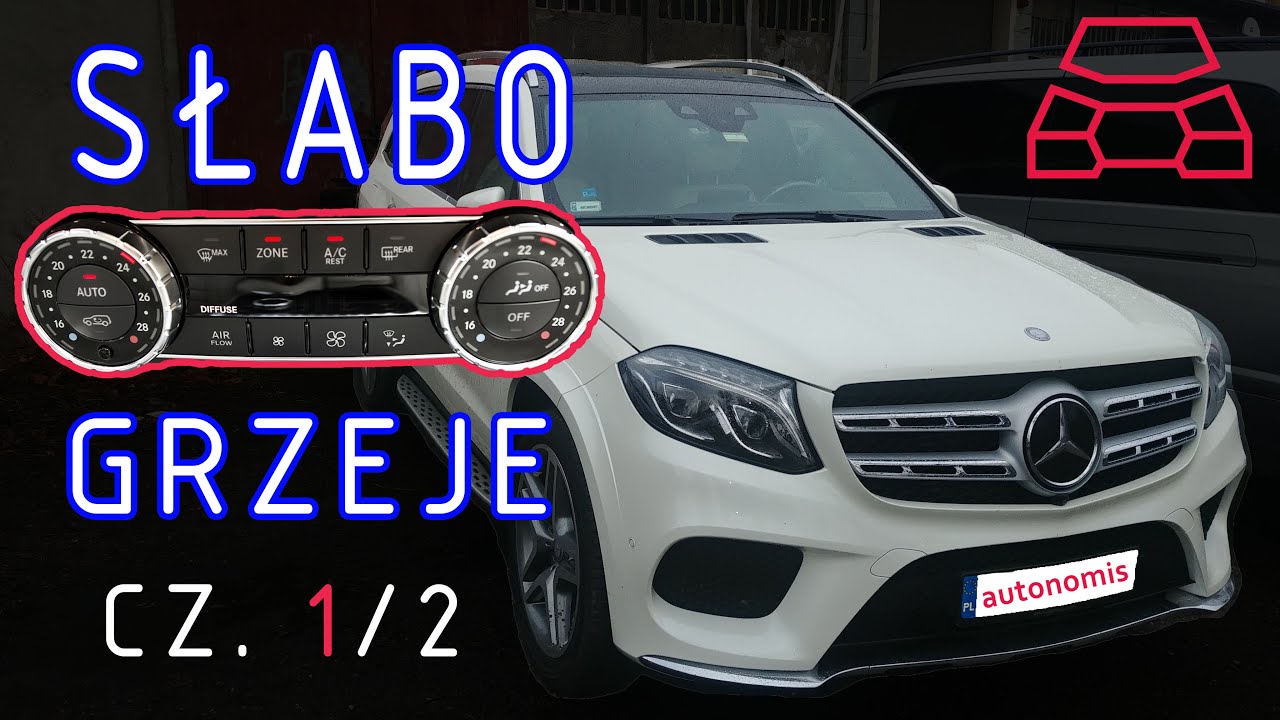 Usterka ogrzewania Mercedes GLS X166 Cz. 1
