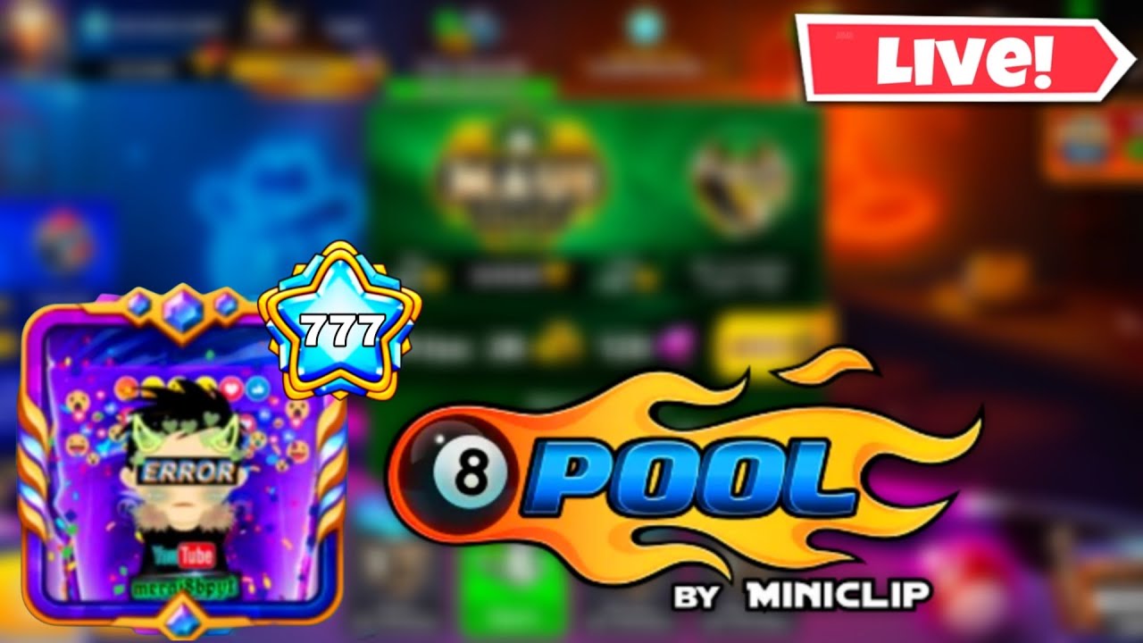 8Ball Pool Live 🔴 || 200M 🤯 Epic Game New Table