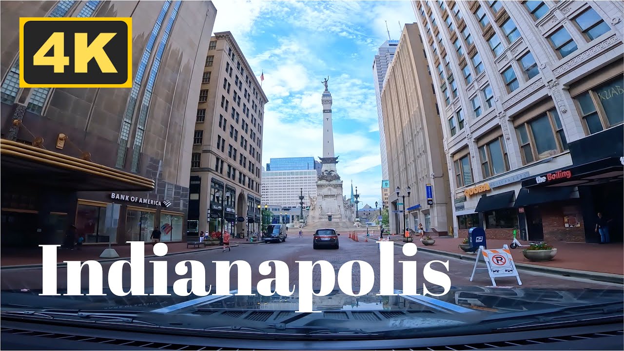 Indianapolis, Indiana 🇺🇸 4K Drive (2024)