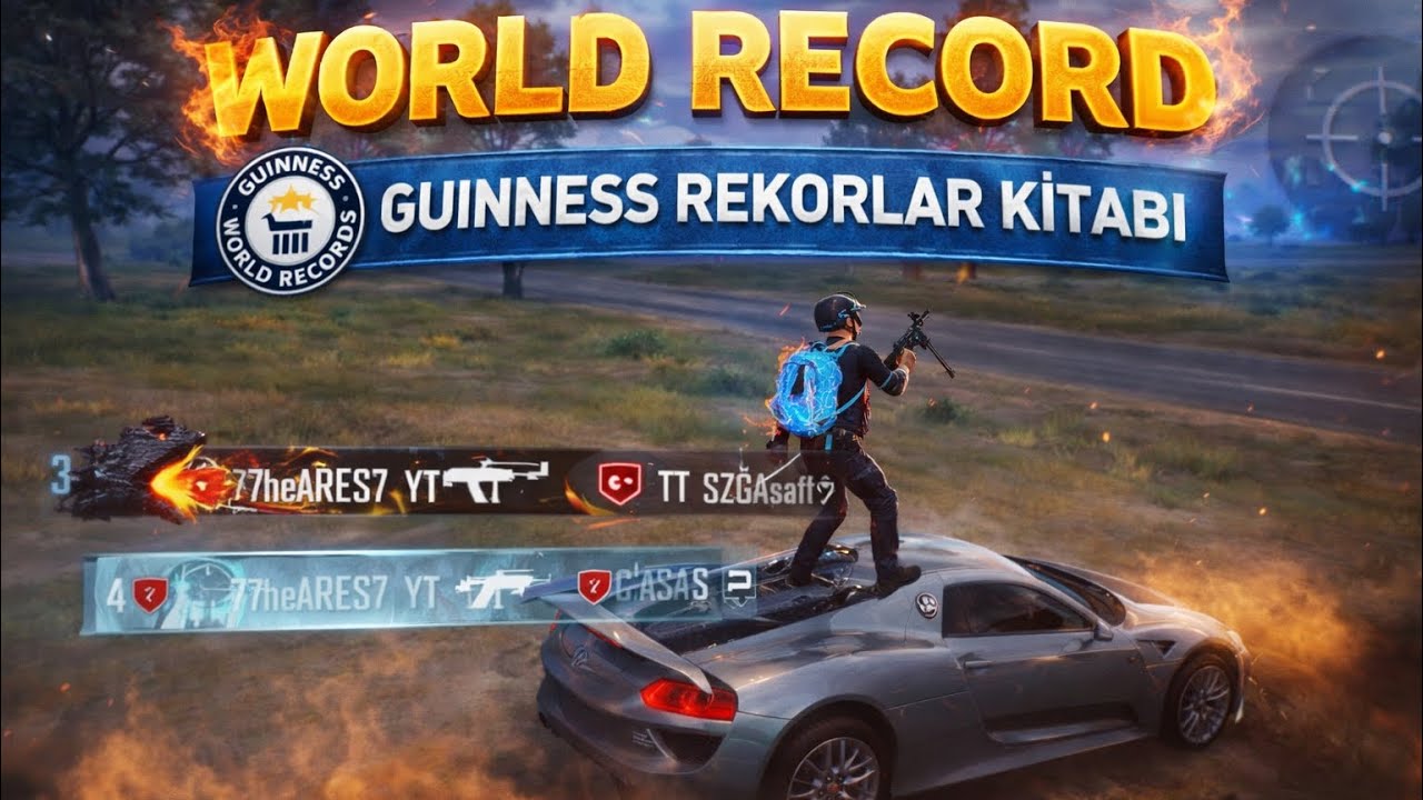 I broke the world record🌍🔥PUBG MOBİLE game play