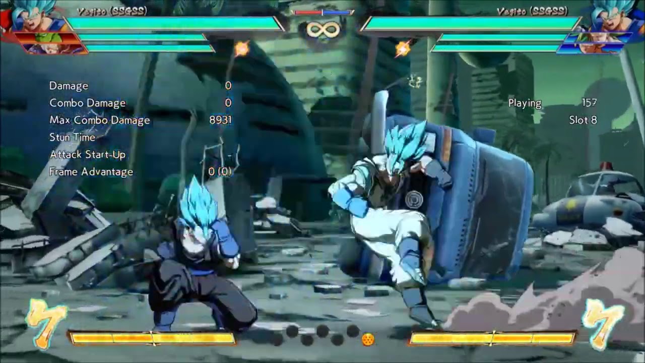 DBFZ Vegito random tech odds and ends mid screen pressure +notes