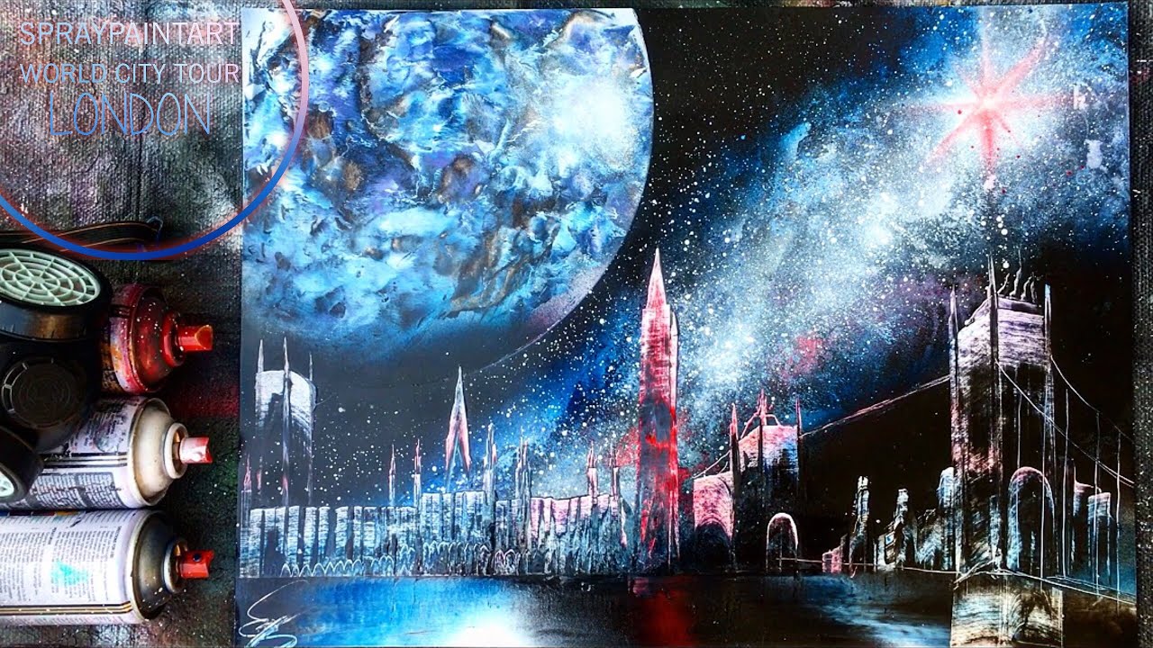 spray paint art World City Tour⑧ London/スプレーアートWorld City Tour⑧ロンドン