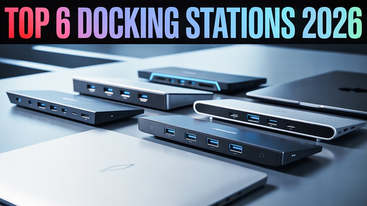 Top 6 Laptop Docking Station 2026!🔥🔥
