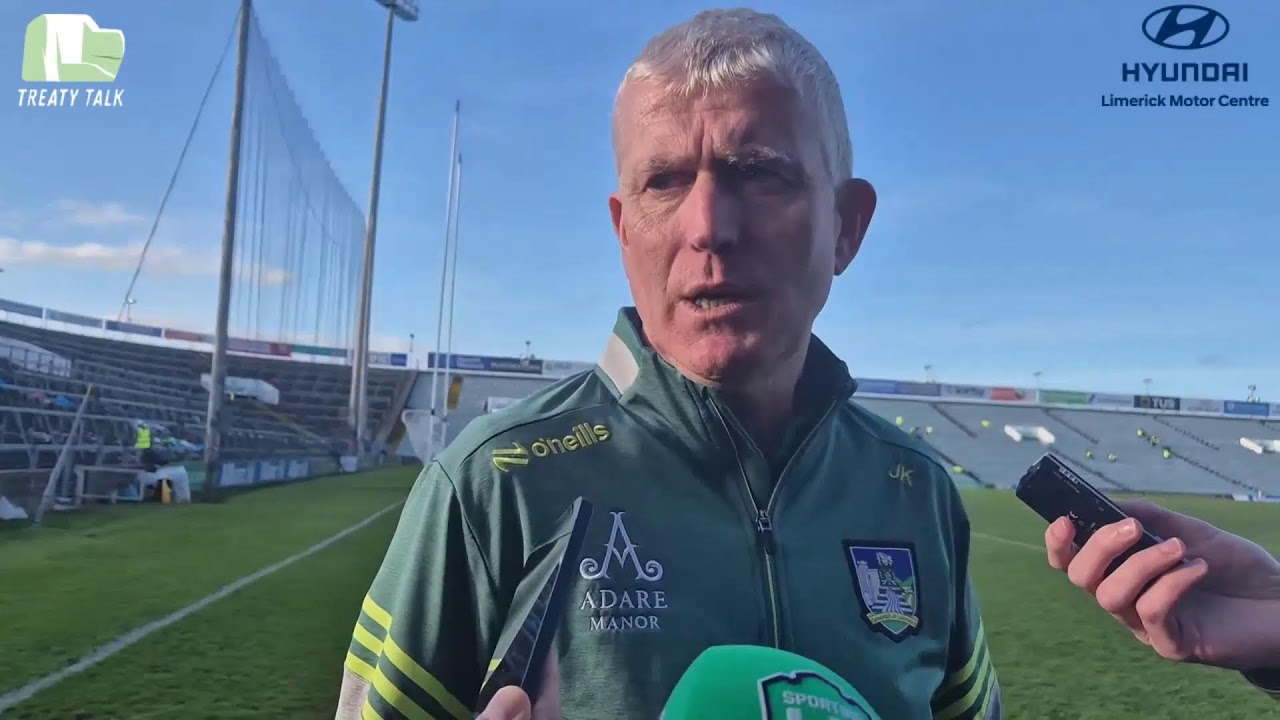 WATCH: John Kiely speaks to the media after Limerick claim a 15th National Hurling League title.