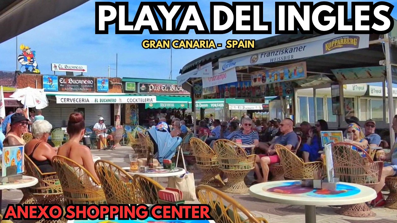 Winter Escape?Playa Del Inglés is Packed With Tourists!🌴