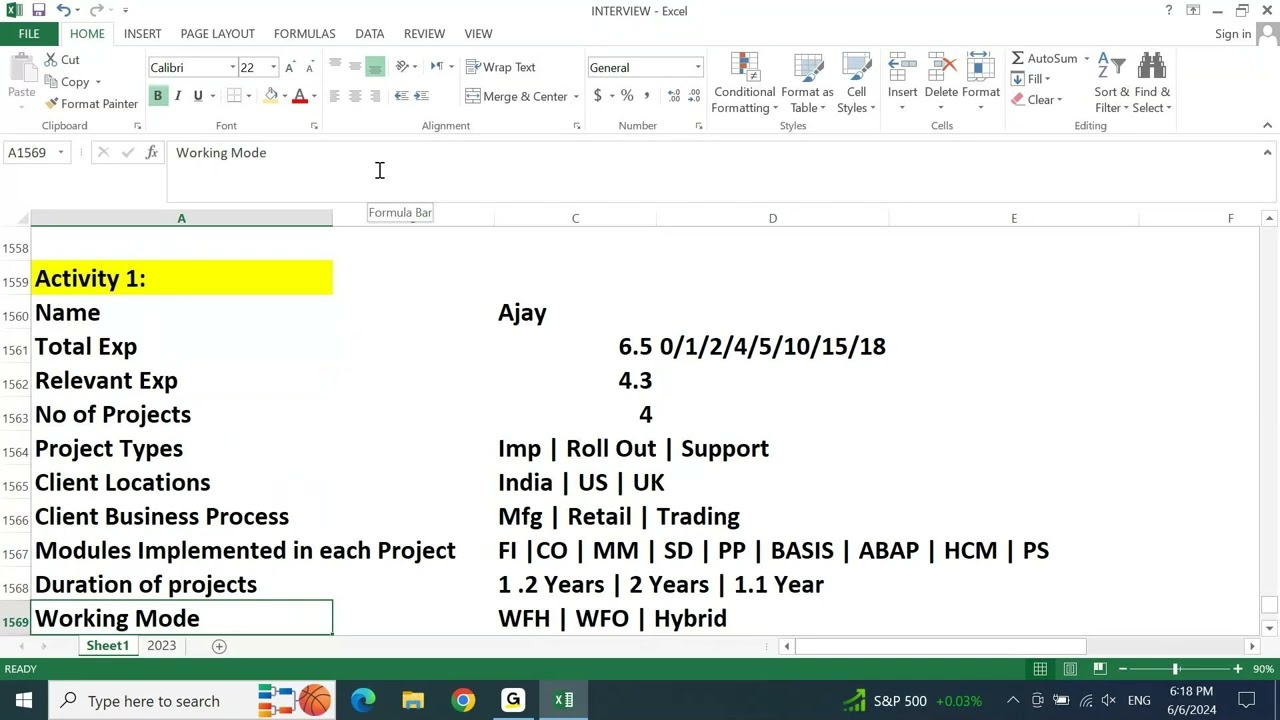 SAP S/4 HANA FICO: Interview Preparation for Document Splitting 01