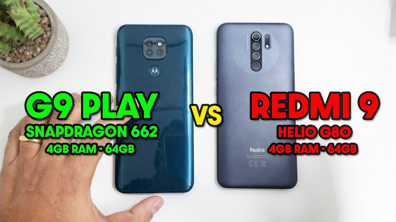 Xiaomi Redmi 9 vs Motorola Moto G9 Play! Redmi 9 ficha técnica. G9 Play