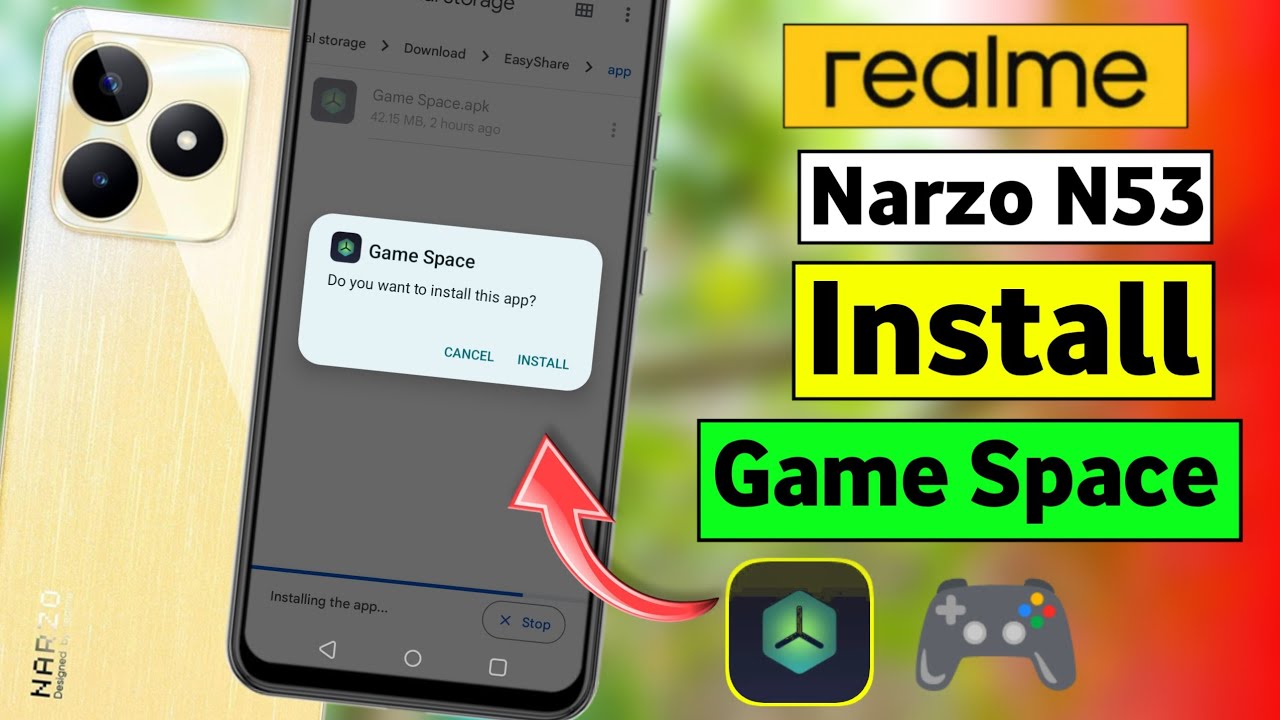 Realme Narzo N53 Install Game Space | How To Install Game Space In Realme Narzo N53 | HM Technical