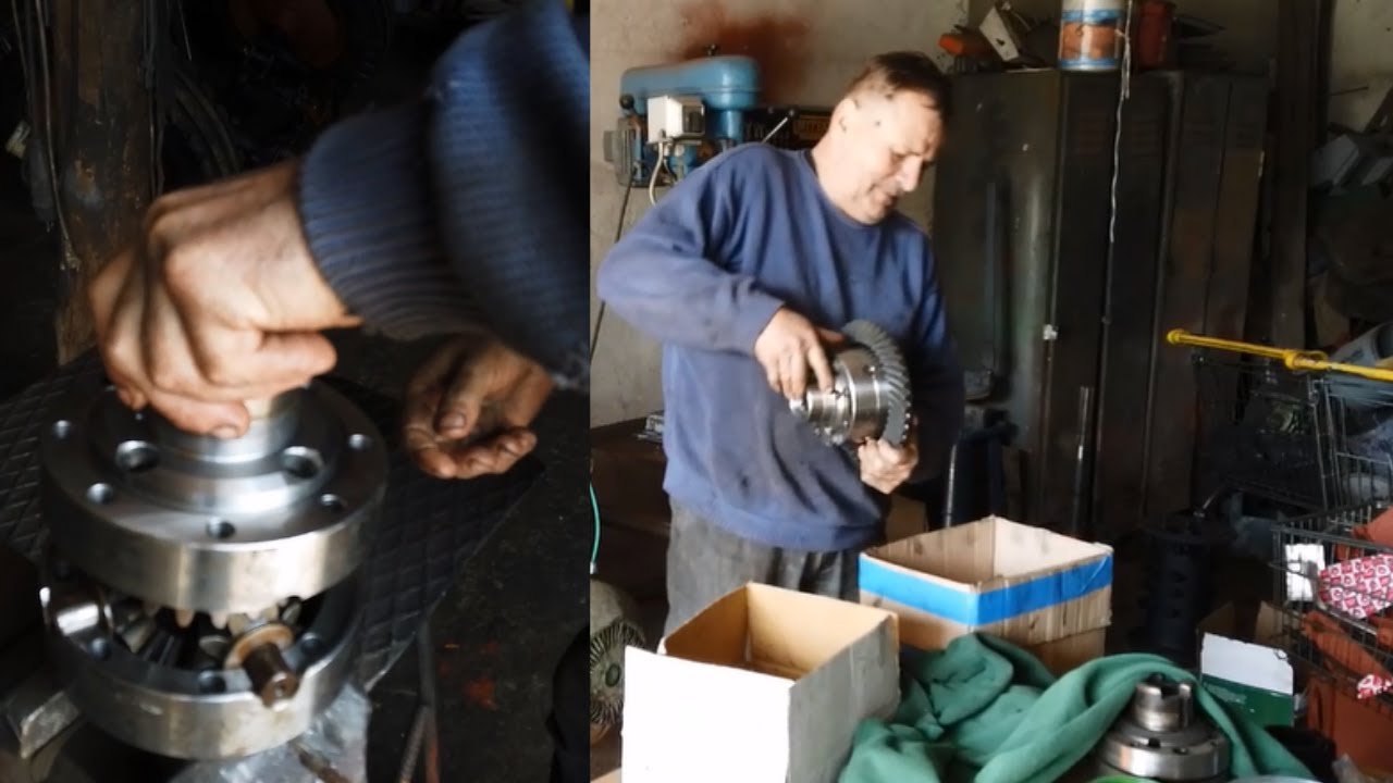 Składanie mechanizmu różnicowego w Ursusie C- 328