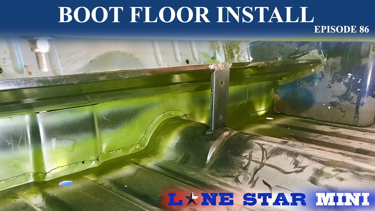 Classic Mini Boot Floor Installation
