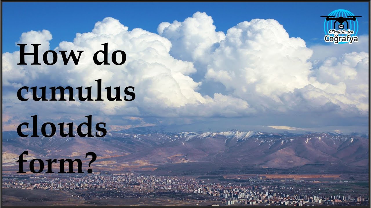 How do cumulus clouds form?