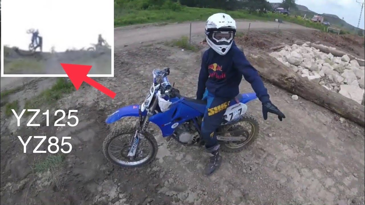 *TA GLEBA MOGŁA SIĘ ŹLE SKOŃCZYĆ* Tor crossowy, podjazdy, teren YZ85 YZ125