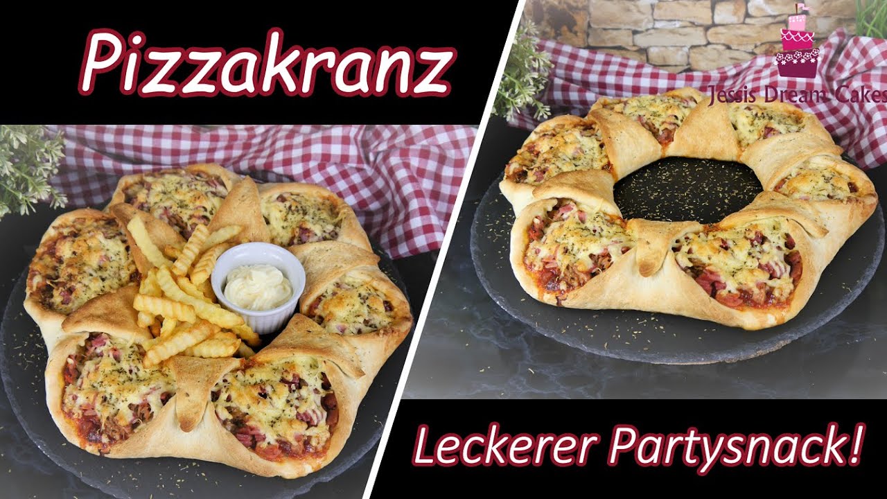 Leckerer Pizza-Party-Kranz/ Der perfekte Partysnack!🥳