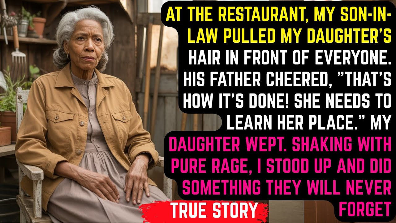 My Son-In-Law Hurt My Daughter in Public His Father Cheered. What I Did Ended Everything